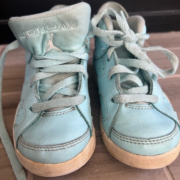 Nike Air Jordan V6 Retro Pantone Still Blue 645127-407 Toddler 9c - Picture 1 of 8